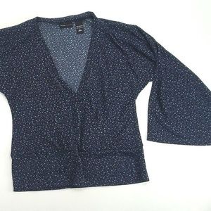 Polka Dot sheer blouse